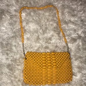Retro mustard purse